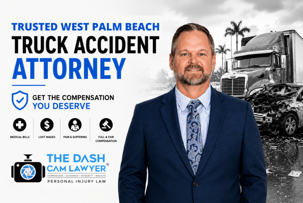 Trusted West Palm Beach truck accident attorney Shannon Sagan of The DashCam Lawyer