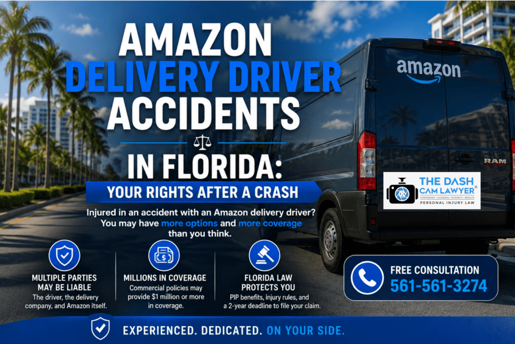 Amazon delivery driver accident in Florida: your rights after a crash