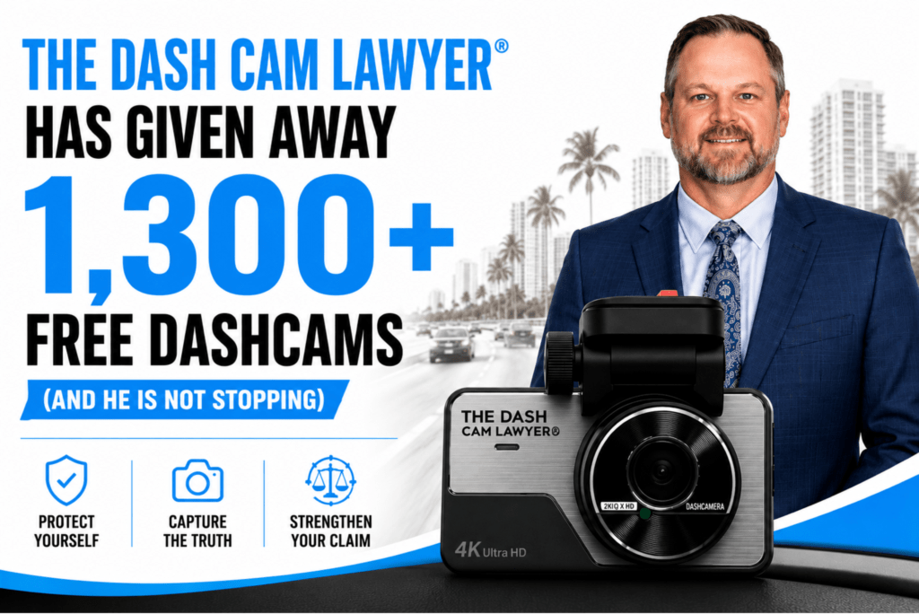 The Dash Cam Lawyer® Has Given Away More Than 1300 Free Dashcams